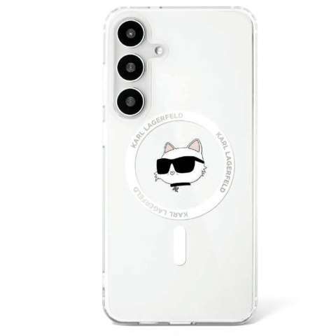 Karl Lagerfeld nakładka HC Magnetic IML Metal Choupette Head do Samsung Galaxy S25 biała