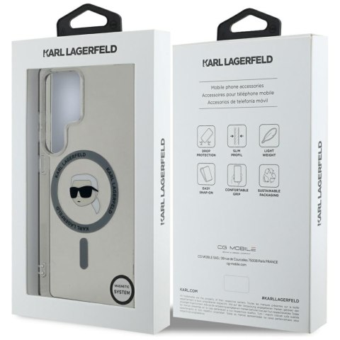 Karl Lagerfeld nakładka HC Magnetic IML Metal K. Head do Samsung Galaxy S25 Ultra czarna Karl Lagerfeld nakładka HC Magnetic IML Metal K. Head do Samsung Galaxy S25 Ultra czarna