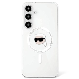 Karl Lagerfeld nakładka HC Magnetic IML Metal K. Head do Samsung Galaxy S25 biała