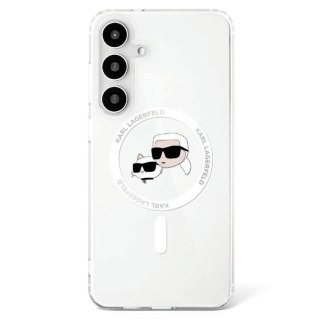 Karl Lagerfeld nakładka HC Magnetic IML Metal KC Heads do Samsung Galaxy S25 Plus biała