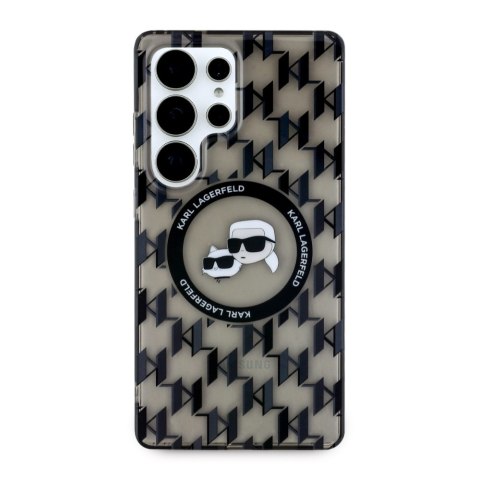 Karl Lagerfeld nakładka HC Magnetic IML Metal Monogram KC Heads do Samsung Galaxy S25 Ultra czarna