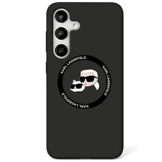 Karl Lagerfeld nakładka HC Magnetic Silicone Double Heads do Samsung Galaxy S25 Ultra czarna