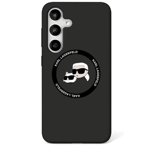 Karl Lagerfeld nakładka HC Magnetic Silicone Double Heads do Samsung Galaxy S25 czarna