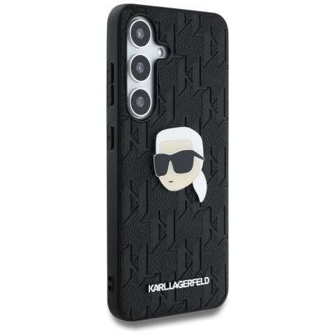 Karl Lagerfeld nakładka HC PU Monogram K. Head Pin do Samsung Galaxy S25 Plus czarna