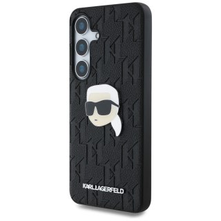 Karl Lagerfeld nakładka HC PU Monogram K. Head Pin do Samsung Galaxy S25 czarna