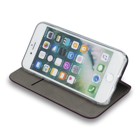 Etui Smart Magnetic do Samsung Galaxy M16 5G burgundowe