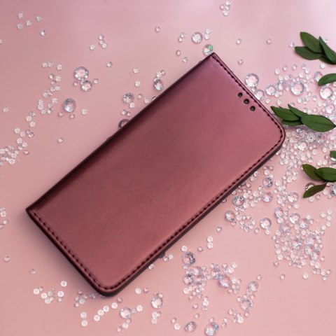 Etui Smart Magnetic do Samsung Galaxy M16 5G burgundowe