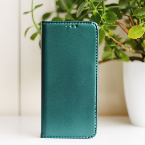 Etui Smart Magnetic do Samsung Galaxy M16 5G ciemnozielone