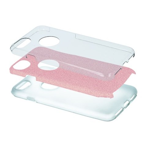 Nakładka Glitter 3w1 do Samsung Galaxy A26 różowa