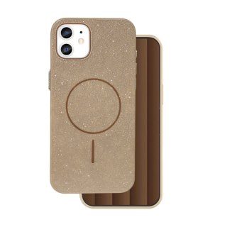 Nakładka Glitter Thin Mag do iPhone 11 brązowa