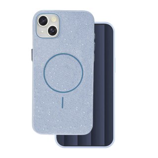 Nakładka Glitter Thin Mag do iPhone 13 6,1" niebieska