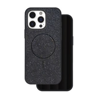 Nakładka Glitter Thin Mag do iPhone 14 Pro 6,1" czarna