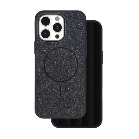 Nakładka Glitter Thin Mag do iPhone 14 Pro 6,1" czarna