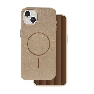 Nakładka Glitter Thin Mag do iPhone 15 6,1" brązowa