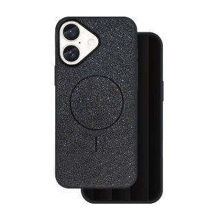 Nakładka Glitter Thin Mag do iPhone 16 6,1" czarna