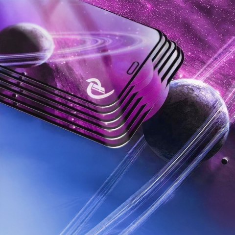 Szkło hartowane 9D do iPhone 7 / 8 czarna ramka 10w1
