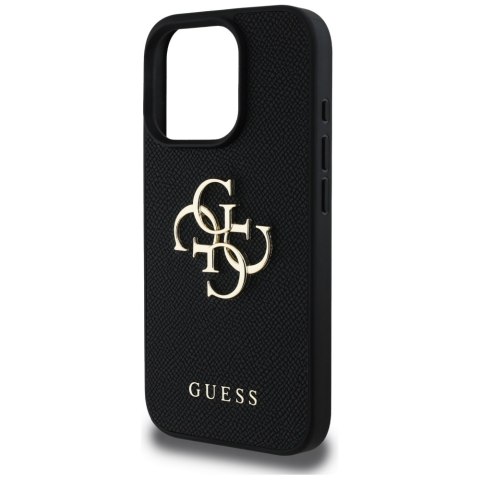 Guess nakładka Hardcase PU Grained Big 4G and Classic Logo do iPhone 16 Pro Max 6,9" Czarna Guess nakładka Hardcase PU Grained Big 4G and Classic Logo do iPhone 16 Pro Max 6,9" Czarna