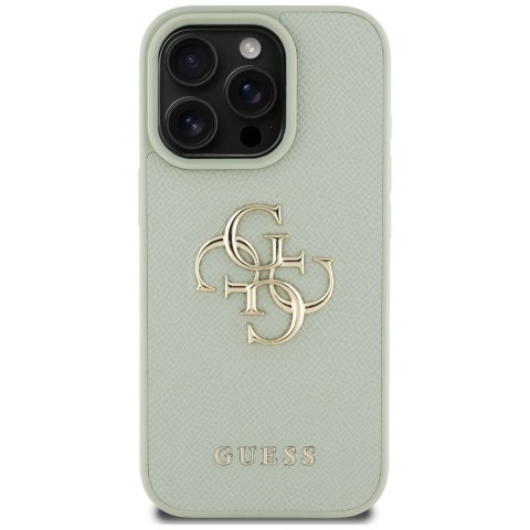 Guess nakładka Hardcase PU Grained Big 4G and Classic Logo do iPhone 16 Pro Max 6,9" Zielona Guess nakładka Hardcase PU Grained Big 4G and Classic Logo do iPhone 16 Pro Max 6,9" Zielona