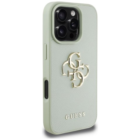 Guess nakładka Hardcase PU Grained Big 4G and Classic Logo do iPhone 16 Pro Max 6,9" Zielona Guess nakładka Hardcase PU Grained Big 4G and Classic Logo do iPhone 16 Pro Max 6,9" Zielona