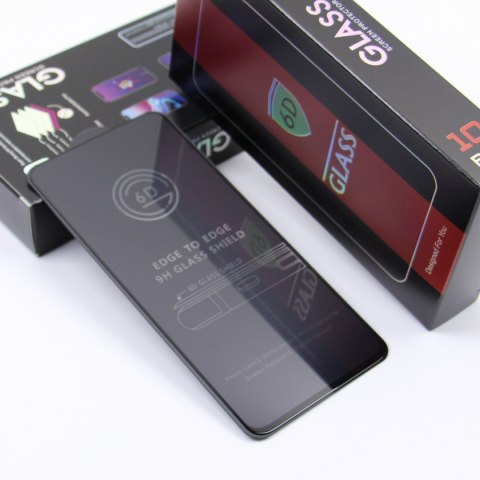 Szkło hartowane 6D do Samsung Galaxy S21 czarna ramka 10w1