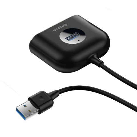 Baseus adapter HUB Square USB 3.0 do 4x USB czarny Baseus adapter HUB Square USB 3.0 do 4x USB czarny