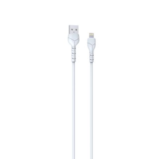 Devia kabel Kintone V2 EC406 USB - Lightning 1,0 m 2,1A biały zestaw 30 szt