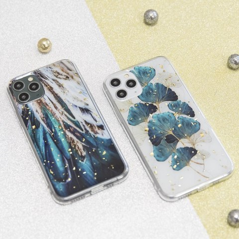 Nakładka Gold Glam do iPhone 11 pióra Nakładka Gold Glam do iPhone 11 pióra