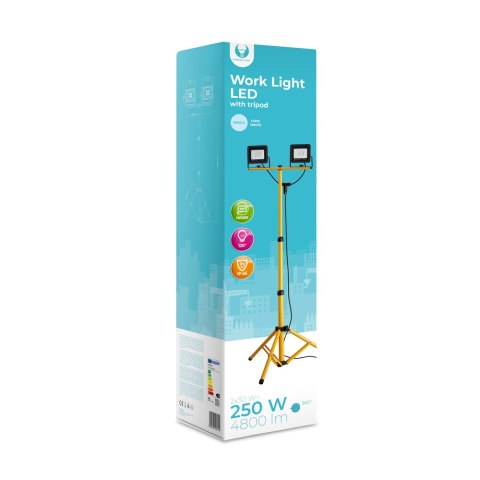 Naświetlacz LED na statywie 2x30W 6000K Forever Light Naświetlacz LED na statywie 2x30W 6000K Forever Light