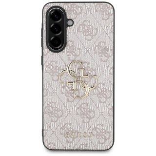 Guess Nakładka HC 4G PU Big Logo do Samsung Galaxy A36 Różowa
