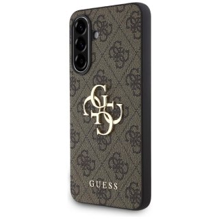 Guess Nakładka HC 4G PU Big Logo do Samsung Galaxy A56 Brązowa