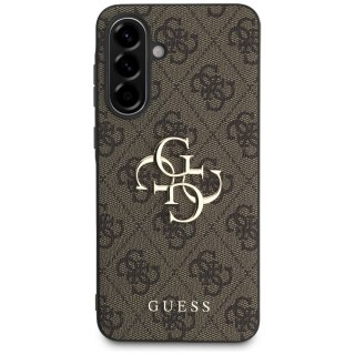 Guess Nakładka HC 4G PU Big Logo do Samsung Galaxy A56 Brązowa