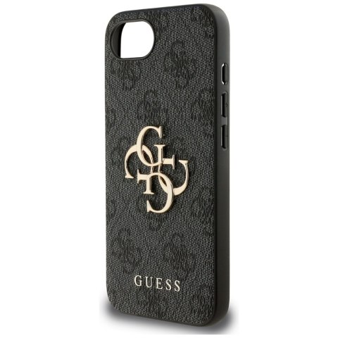 Guess Nakładka HC 4G PU Big Logo do iPhone 16e Czarna