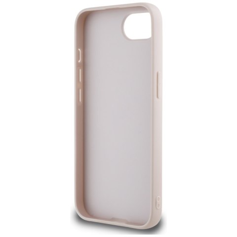 Guess Nakładka HC 4G PU Big Logo do iPhone 16e Różowa