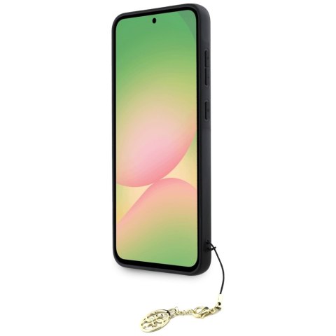 Guess Nakładka HC PU 4G Charm do Samsung Galaxy A56 Czarna Guess Nakładka HC PU 4G Charm do Samsung Galaxy A56 Czarna