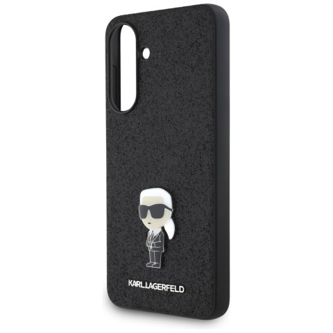Karl Lagerfeld Nakładka HC Ikonik Fixed Glitter Ikonik Logo Metal Pin do Samsung Galaxy A36 Czarna Karl Lagerfeld Nakładka HC Ikonik Fixed Glitter Ikonik Logo Metal Pin do Samsung Galaxy A36 Czarna