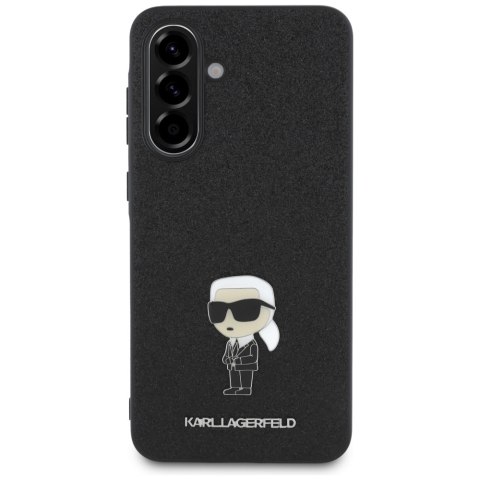Karl Lagerfeld Nakładka HC Ikonik Fixed Glitter Ikonik Logo Metal Pin do Samsung Galaxy A56 Czarna Karl Lagerfeld Nakładka HC Ikonik Fixed Glitter Ikonik Logo Metal Pin do Samsung Galaxy A56 Czarna