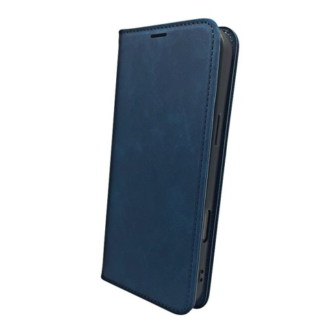 Etui Smart Suede do Honor 400 Lite granatowe