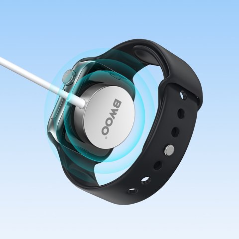 BWOO ładowarka bezprzewodowa PD WL-18, magnetyczna, 5W, biała