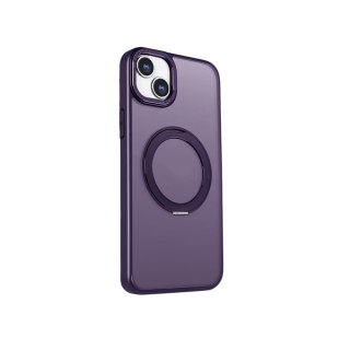 Nakładka Mag Ring Rotating do iPhone 12 / 12 Pro 6,1" fioletowa