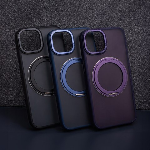 Nakładka Mag Ring Rotating do iPhone 15 Pro Max 6,7" granatowa Nakładka Mag Ring Rotating do iPhone 15 Pro Max 6,7" granatowa