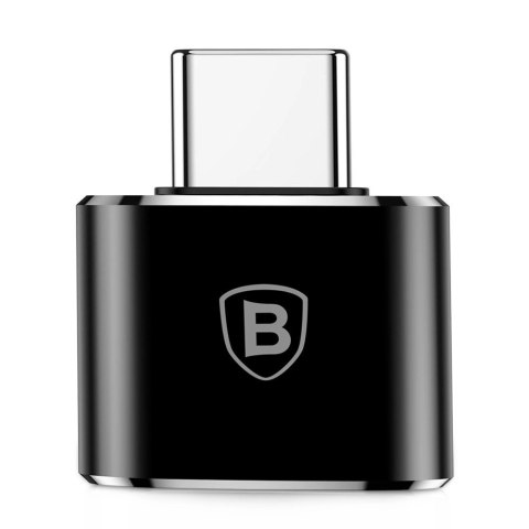 Adapter Baseus Mini przejściówka z USB-A na USB-C OTG - czarny Adapter Baseus Mini przejściówka z USB-A na USB-C OTG - czarny