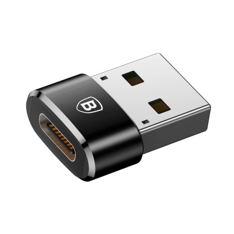 Adapter Baseus Mini przejściówka z USB-C na USB-A - czarny Adapter Baseus Mini przejściówka z USB-C na USB-A - czarny