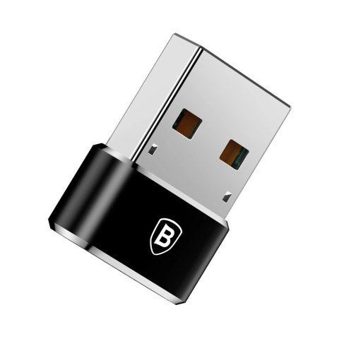 Adapter Baseus Mini przejściówka z USB-C na USB-A - czarny Adapter Baseus Mini przejściówka z USB-C na USB-A - czarny