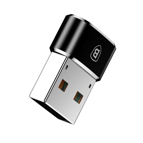 Adapter Baseus Mini przejściówka z USB-C na USB-A - czarny Adapter Baseus Mini przejściówka z USB-C na USB-A - czarny