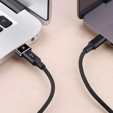 Adapter Baseus Mini przejściówka z USB-C na USB-A - czarny Adapter Baseus Mini przejściówka z USB-C na USB-A - czarny