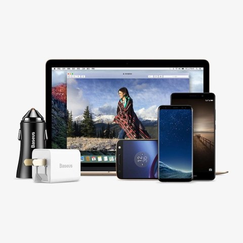 Adapter Baseus Mini przejściówka z USB-C na USB-A - czarny Adapter Baseus Mini przejściówka z USB-C na USB-A - czarny