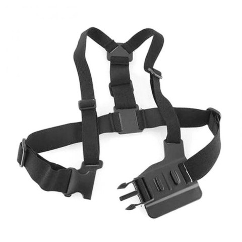 Chest Mount - szelki na klatkę piersiową do kamer sportowych GoPro SJCAM - czarne Chest Mount - szelki na klatkę piersiową do kamer sportowych GoPro SJCAM - czarne