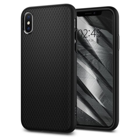 Etui Spigen Liquid Air na iPhone X / XS - czarny mat Etui Spigen Liquid Air na iPhone X / XS - czarny mat