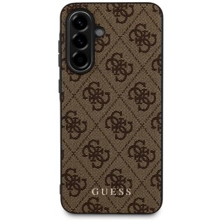 Guess Nakładka HC PU 4G Classic do Samsung Galaxy A56 Brązowa