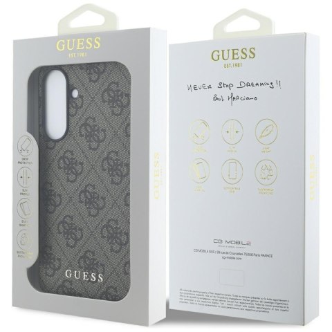 Guess Nakładka HC PU 4G Classic do Samsung Galaxy A56 Brązowa Guess Nakładka HC PU 4G Classic do Samsung Galaxy A56 Brązowa